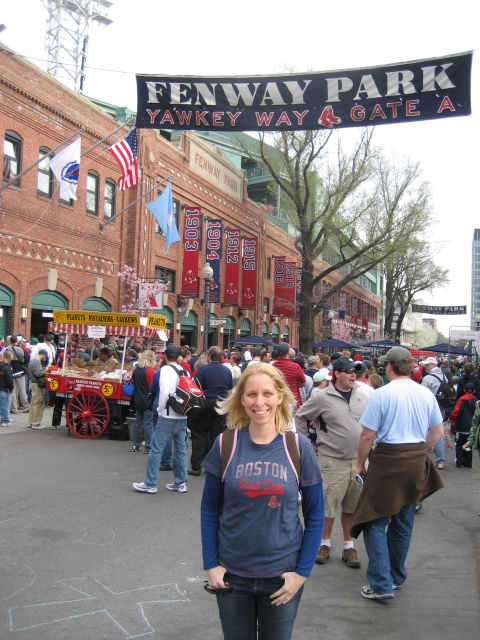 jenny at fenway park